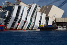 rotation wreck costa concordia 2013