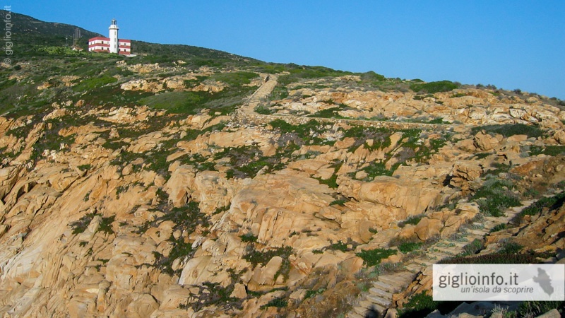 Faro di Capel Rosso con Sentiero