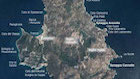 mappa satellitare isola del giglio