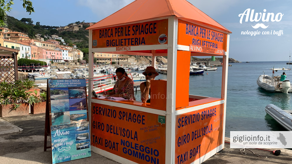 Noleggio Barche Giglio Porto, Giglio Boat Alvino, Box Arancione