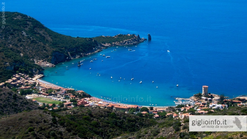 Strand Giglio Campese, Insel Giglio