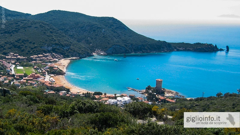 Strand Giglio Campese, Insel Giglio