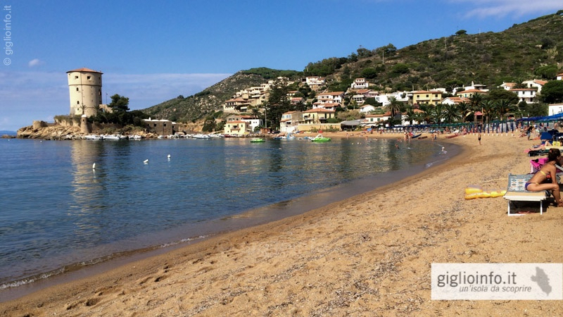 Strand Giglio Campese, Insel Giglio