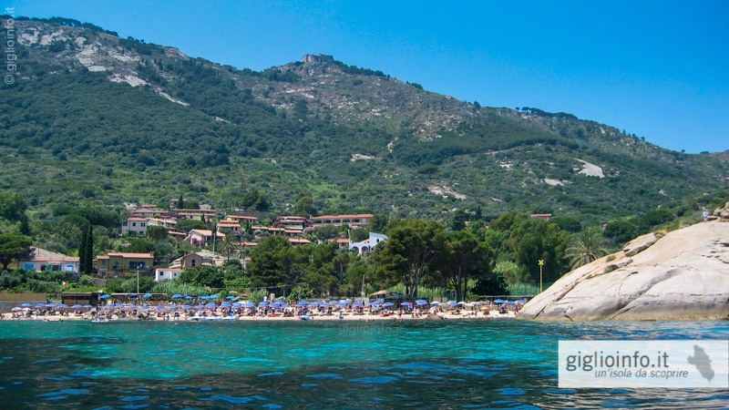 Arenella Strand Insel Giglio