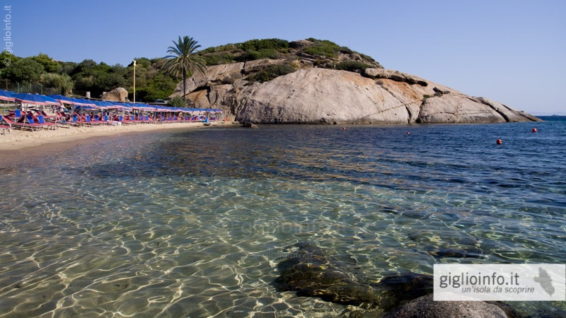 Arenella Strand Insel Giglio