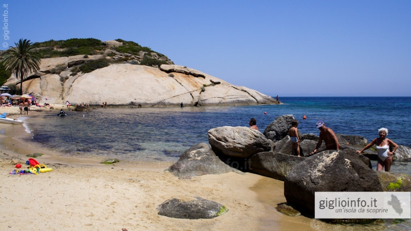 Arenella Strand Insel Giglio