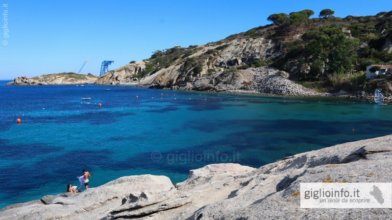 Arenella Strand Insel Giglio