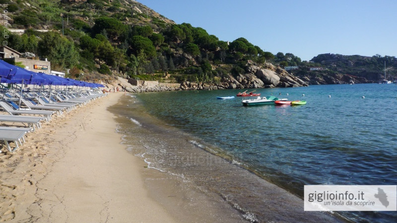 Cannelle Strand Insel Giglio