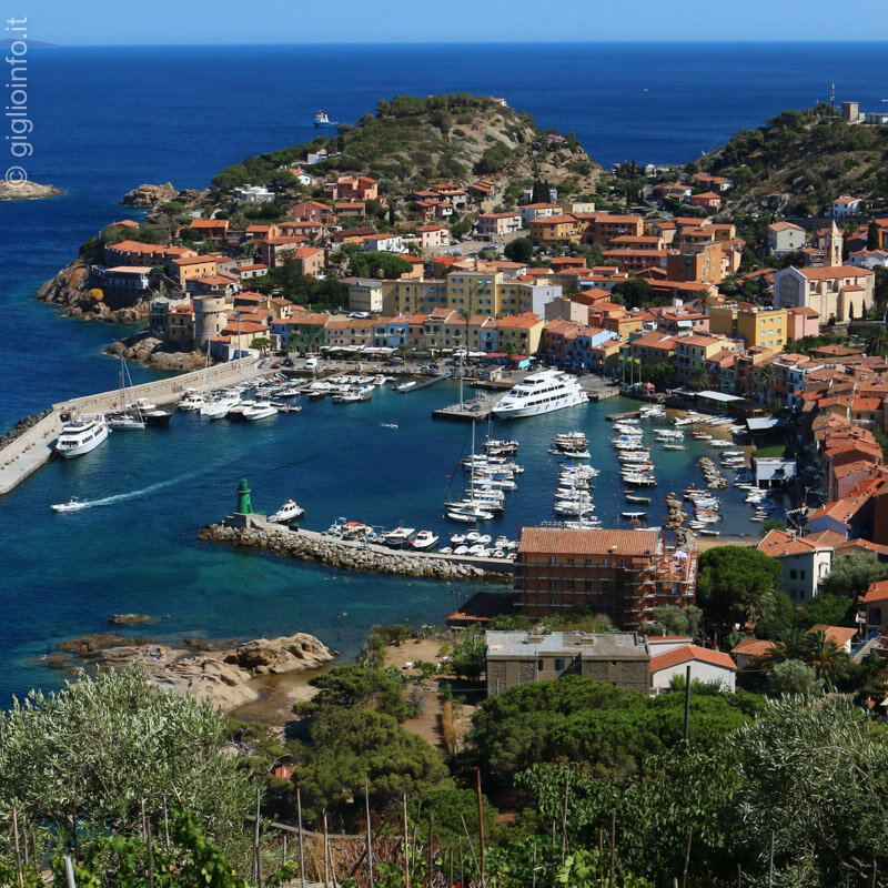 Veduta Giglio Porto, Isola del Giglio