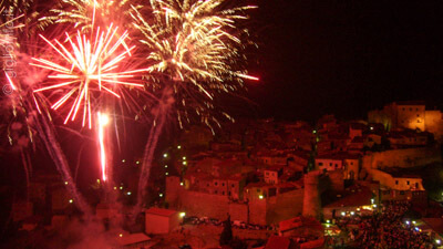 Fuochi d'Artificio a Giglio Castello durante Festa di San Mamiliano