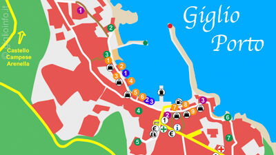 Mappa Preview Giglio Porto