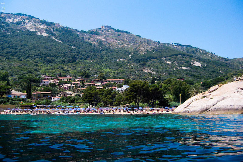 Spiaggia dell'Arenella visto dal Mare, Isola del Giglio