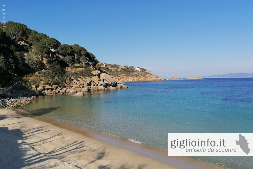 Cala e spiaggia delle Cannelle, Isola del Giglio