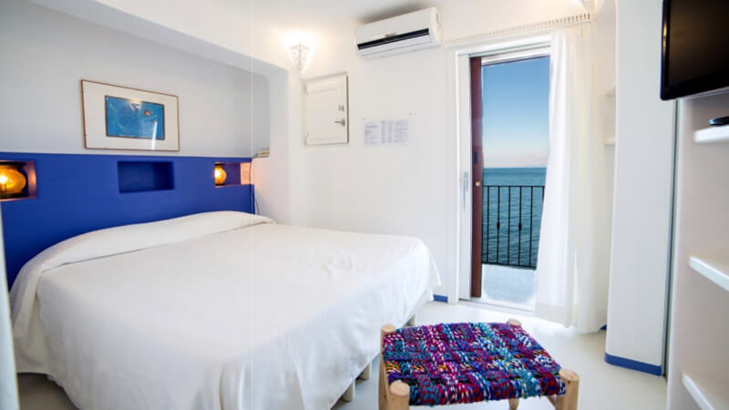 Camera da letto Hotel Saraceno, Giglio Porto, Isola del Giglio