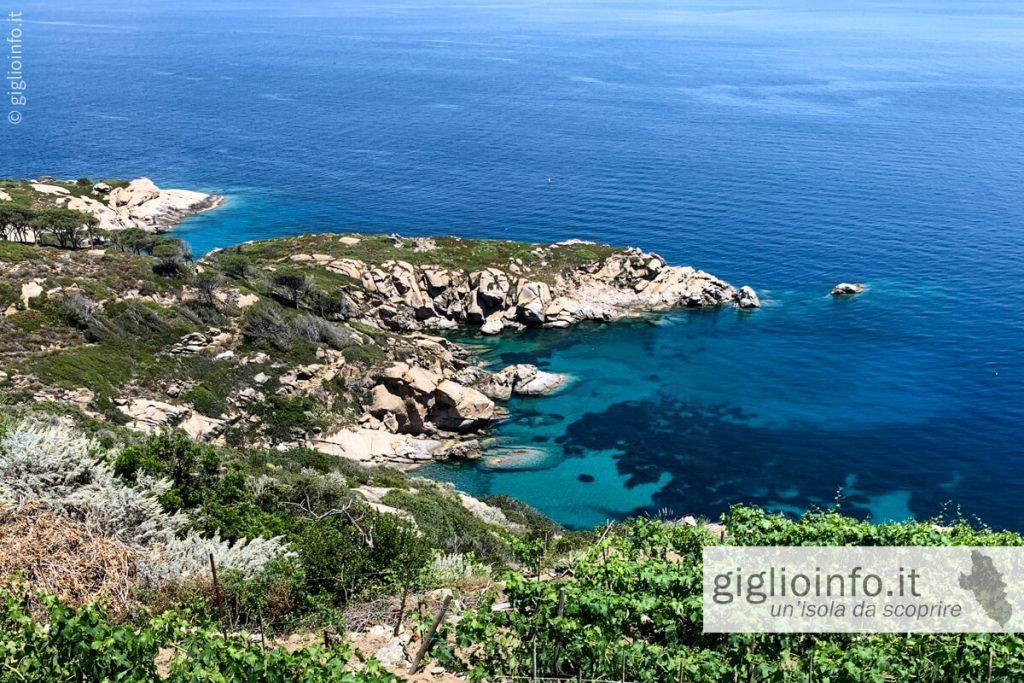 Costa Isola del Giglio dove naufragò la nave da Crociera Costa Concordia