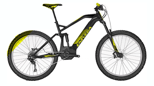 E-Bike Univega Renegade Mountain Bike Ecobike Rent Isola del Giglio