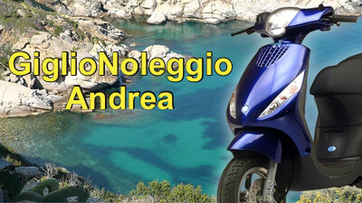 Logo Giglionoleggio Andrea, Noleggio Scooter Isola del Giglio Porto