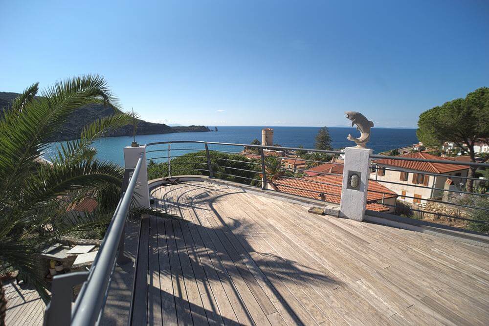 Grande Terrazzo con vista mare Appartamento Stella Marina, Villa Delfi, Isola del Giglio Campese