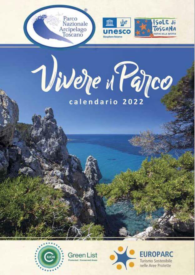 Copertina del catalogo viver il parco calendario 2022