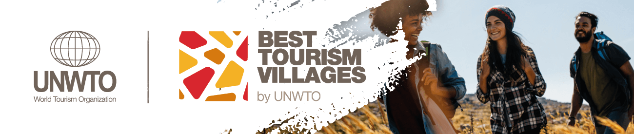 Banner Best Tourism Villages by UNWTO - World Tourism Organisation