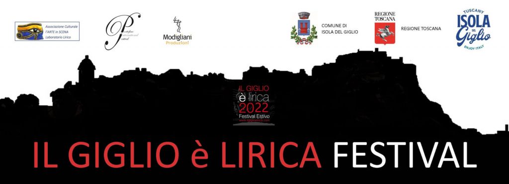 Banner Edizione 2022 di Il Giglio è Lirica Festival all'Isola del Giglio