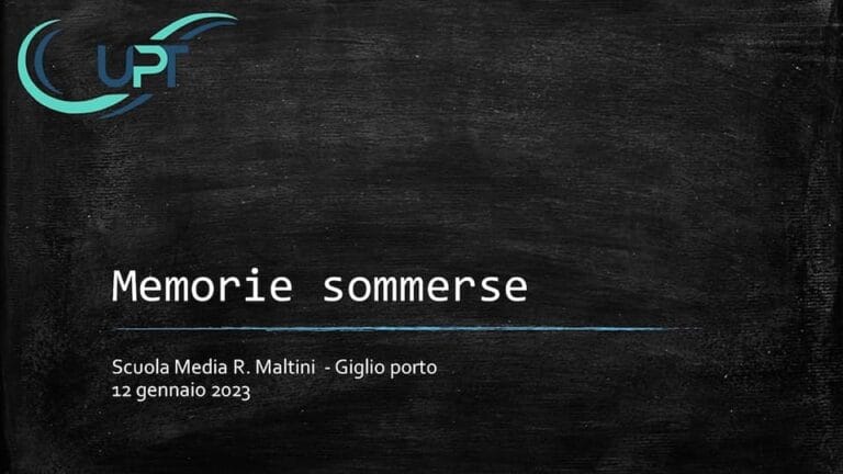 Progetto ‘Memorie Sommerse’ nella Scuola Media R. Maltini di Giglio Porto