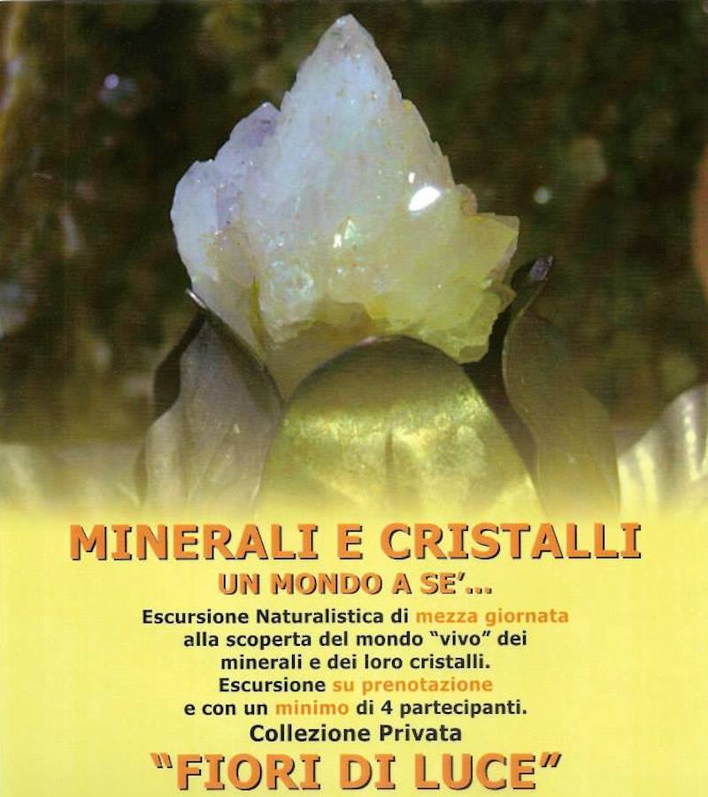 Escursione Naturalistica del mondo dei minerali e dei loro cristalli all'Isola del Giglio Marina Aldi
