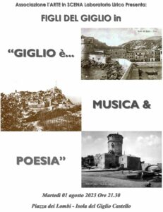 flyer Giglio è Musica e Poesia - Giglio è Lirica Festival 2023