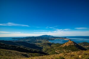 veduta panoramica dell'isola d'Elba Occidentale