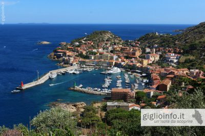 Veduta di Giglio Porto, Isola dle Giglio