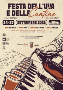 Locandina delle Cantine alla Festa dell'Uva e delle Cantine 2026