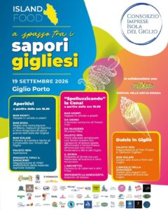 Locandina A Spasso con i Sapori Gigliesi - 19 Settembre a Giglio Porto