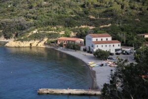 Foto drone della sede del PNAT all'Elba - Parco Nazionale Arcipelago Toscano